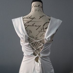 Long White Formal Gown